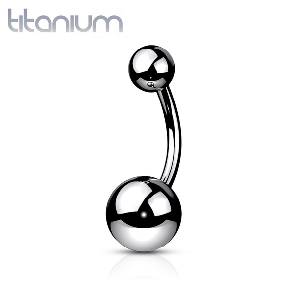 Implant Grade Titanium Ball Stud Belly Ring