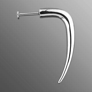 14ga Surgical Steel Big Claw Hook Spike Lip Labret - Pierced Universe