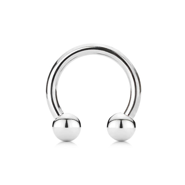 thumbnail image 2 of Lobal Domination Rainbow 316L Surgical Steel Septum Ring / Horseshoe Taper Expander 2 of 6
