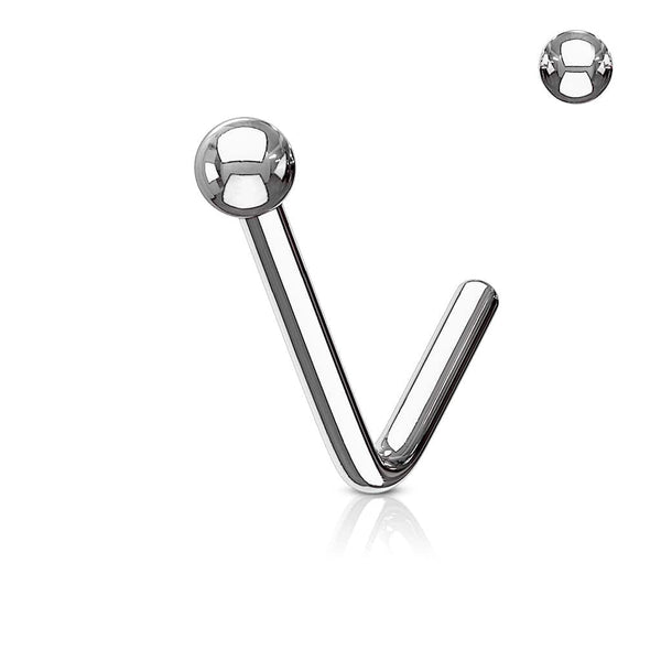 Briana Williams 18G Surgical Steel Opal Nose L-Shaped Rings Studs Ring Body Piercing Jewelry Briana Williams 18G Surgical Steel Opal Nose L-Shaped Rings Studs Ring Body Piercing Jewelry